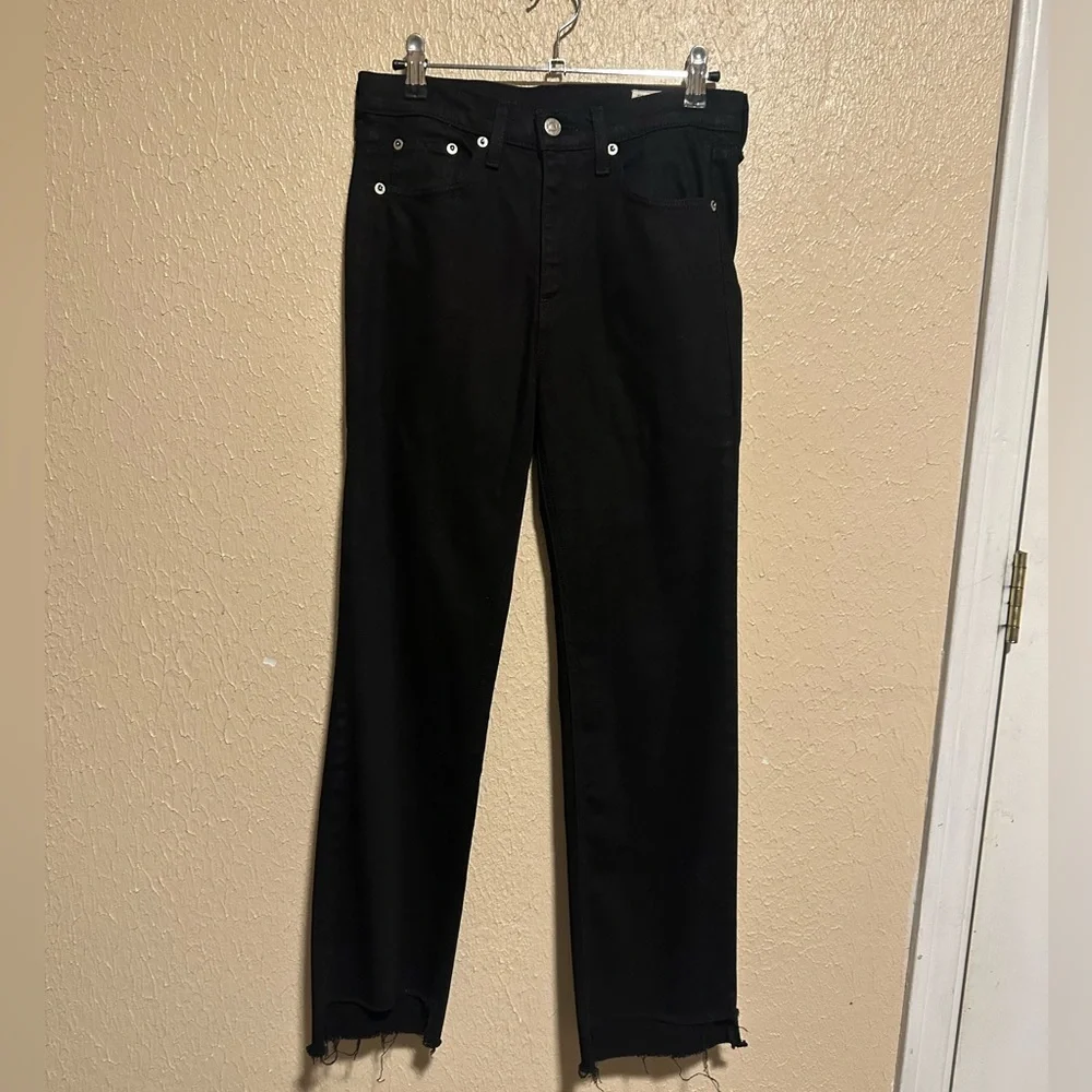 Rag and Bone Jeans Cropped Raw Hem Size‎ 26